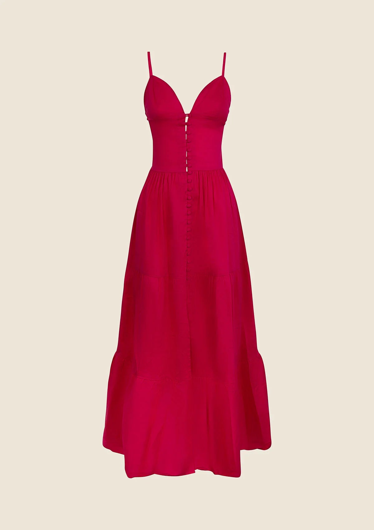 VESTITO LUNGO DONNA ME FUI FUCSIA