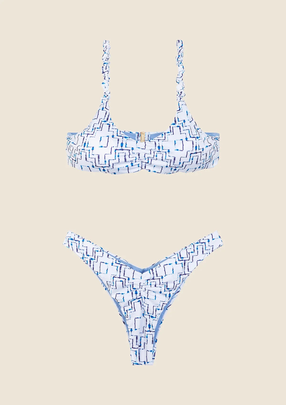 BIKINI DONNA ME FUI TOP CON SLIP AMERICANO FANTASIA 0031-X01