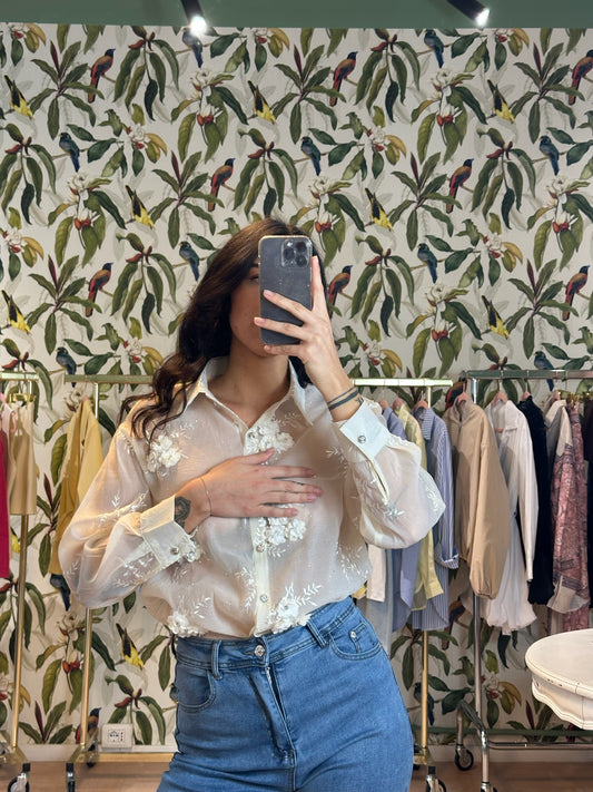 Camicia ricamata