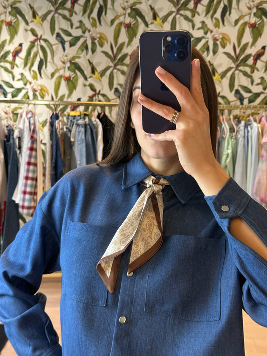 camicia foulard KONTATTO